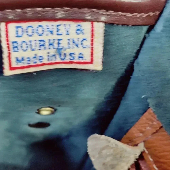 Dooney & Bourke vintage black leather saddle bag crossbody - Picture 13 of 16